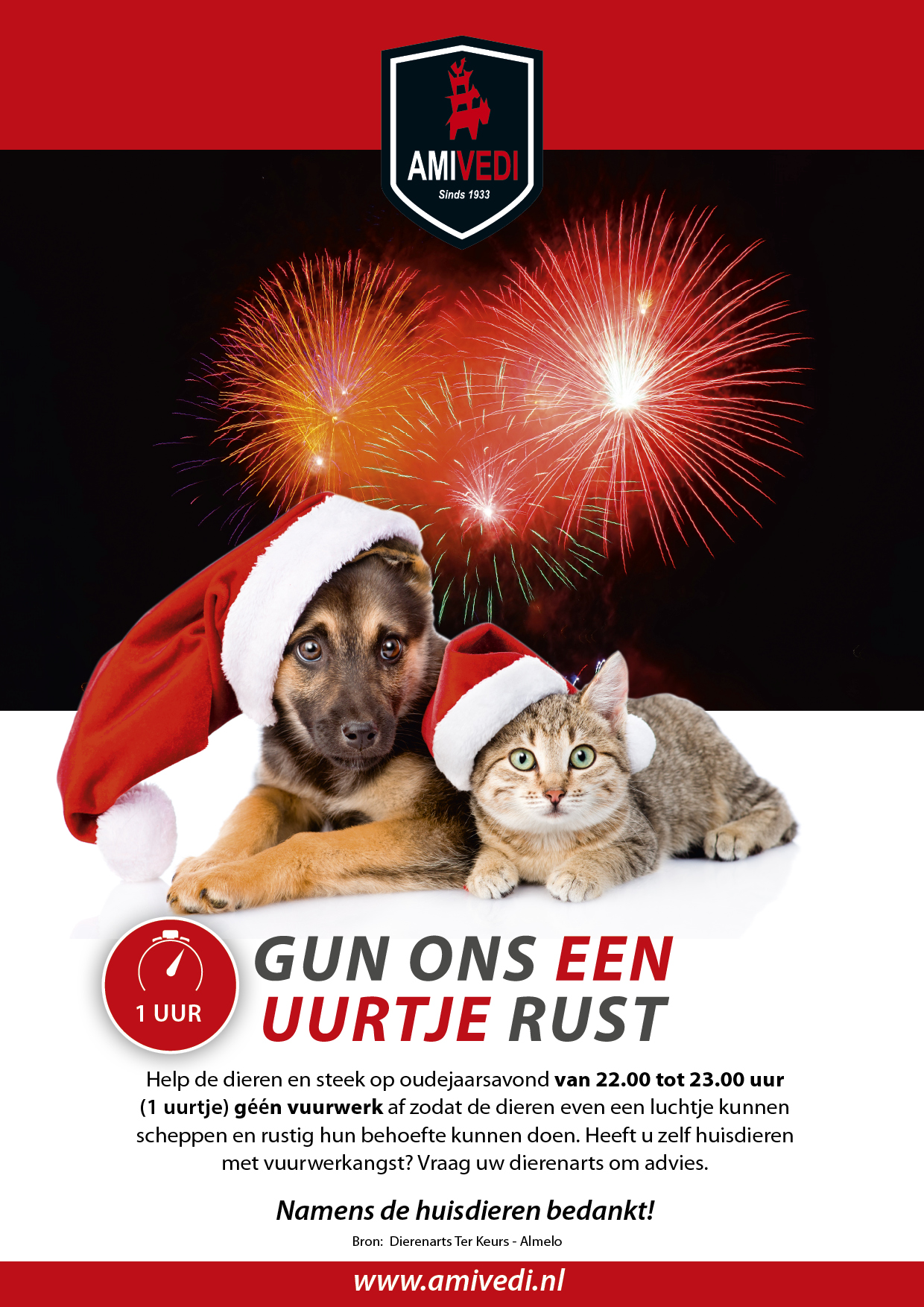 Gun ons een uurtje rust