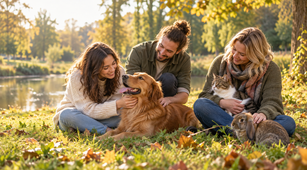 Samen Genieten, Mens En Dier