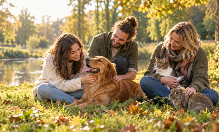 Samen Genieten, Mens En Dier