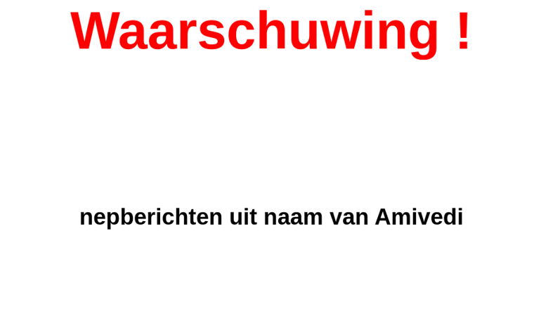 Waarschuwing