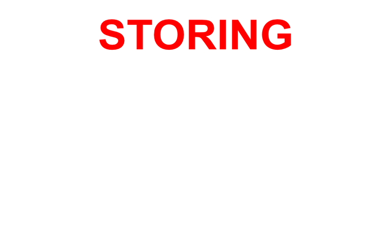 Storing