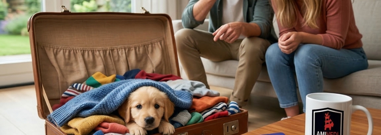 Amivedi Hond In Koffer